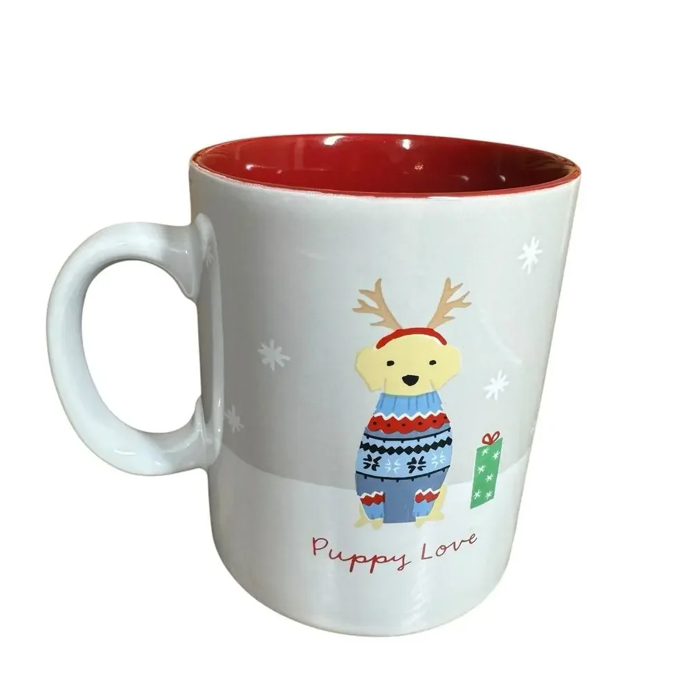 Dog Lover Golden Yellow Lab in Sweater Large‎ Coffee Mug Puppy Love Mug Cup
